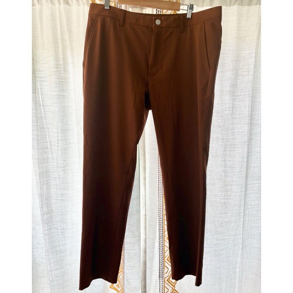 Bonobos Highland Tour Golf Pants (Size 38 Slim) Brown 32” Performance